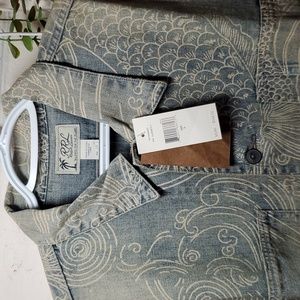 RRL Ralph Lauren Koi Denim Button Up